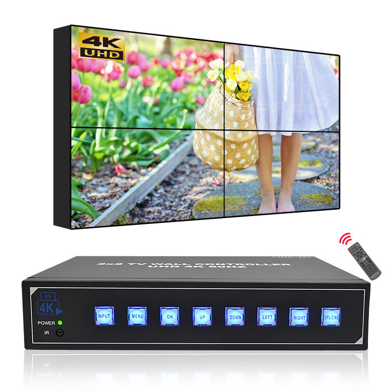 4K HDMI видеостенный контроллер поддержка USB Auto Play 2X2 видеостенный процессор 1X2 1X3 1X4 TV стенка